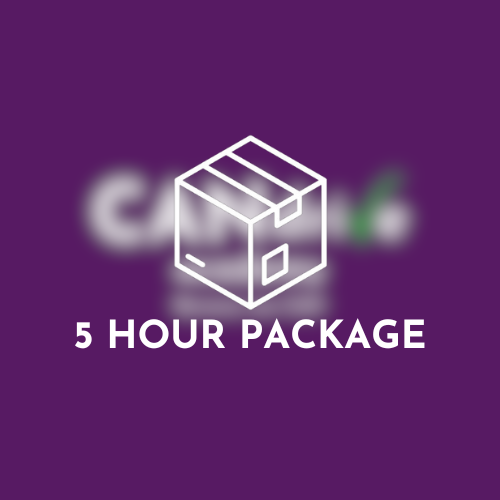 5 Hour package (save $25)